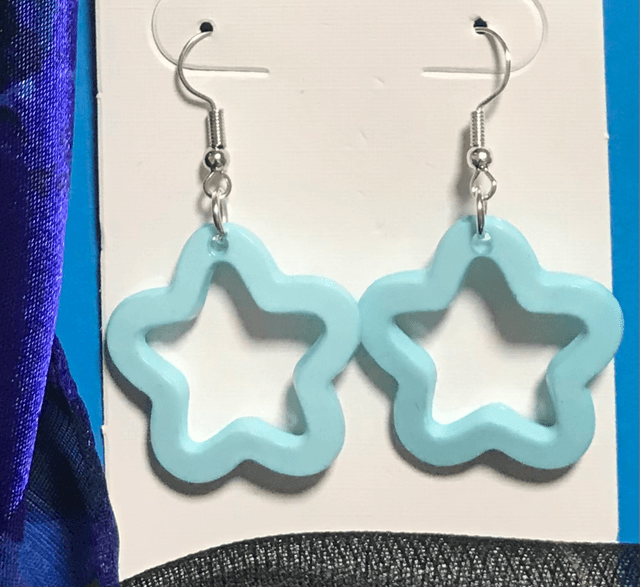 Blue Dangling Earrings - BLDE36