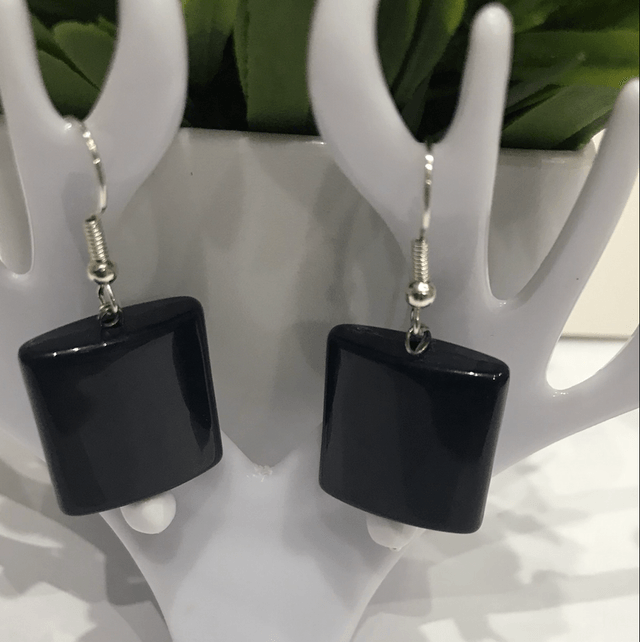 Dark Blue and White Earrings- DBW8999