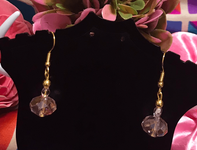 Pink Dangling Earrings- PDE51