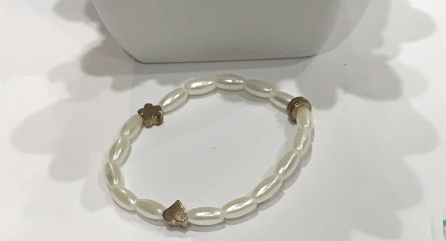 Children White Handmade Bracelet - BRA60