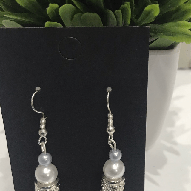 Blue/White/Silver Dangling- BWS7089