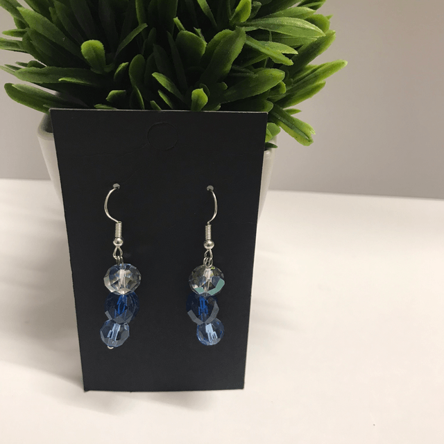 Blue Gloss Earrings-BGE4535