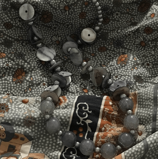 Grey Necklace- NEC112