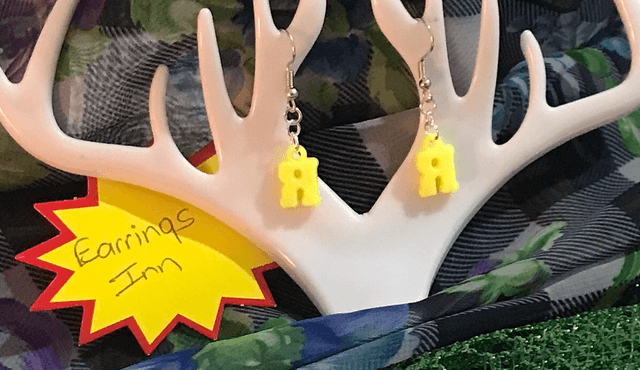 Yellow Dangling Earrings- YDE65