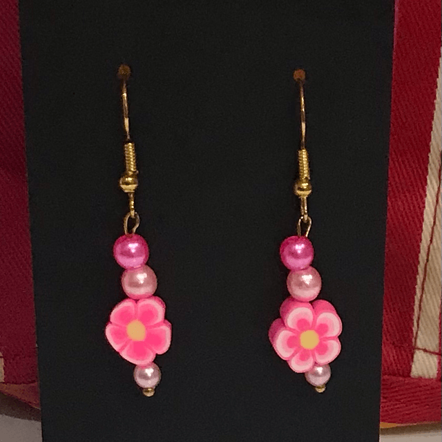 Pink Dangling Earrings - PDE22