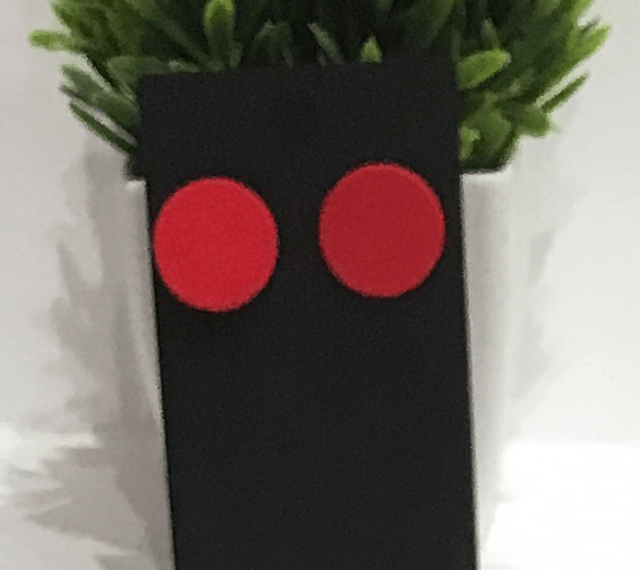 Red Large Stud Earrings - STU09