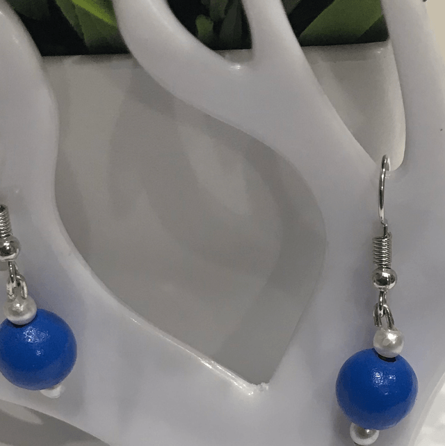 Blue/White Earrings -BWE5666