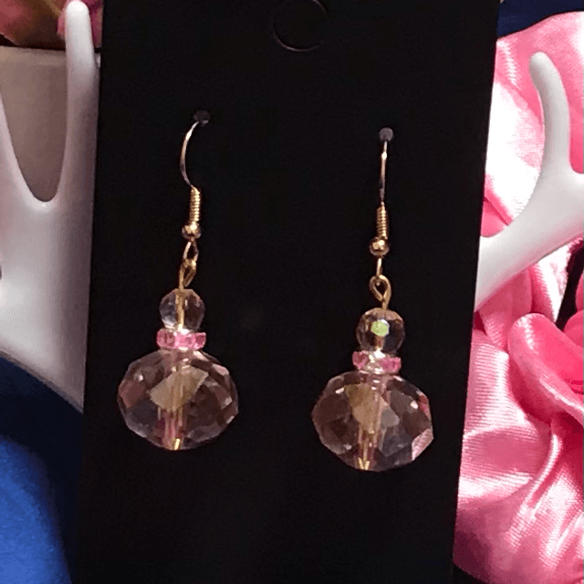 Pink Dangling Earrings- PDE52