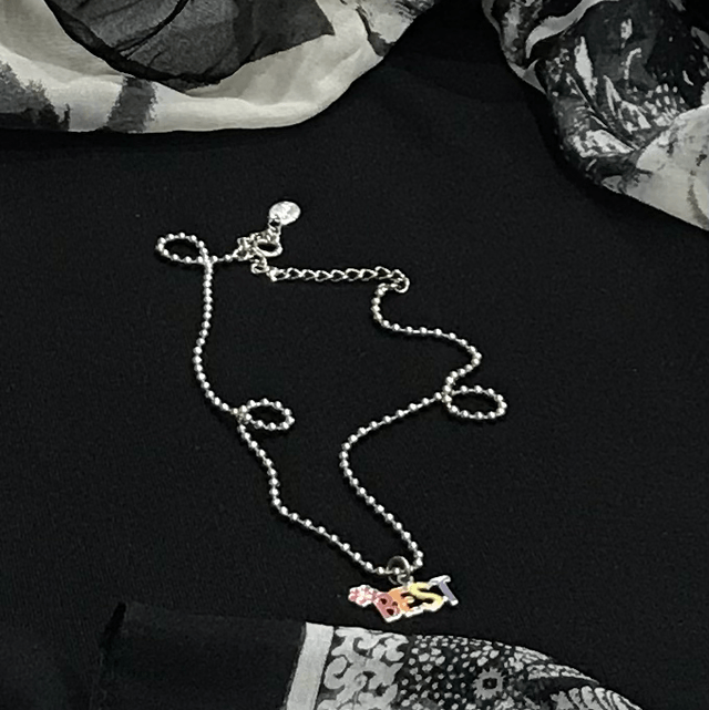 Silver Coloured Necklace-NEC42