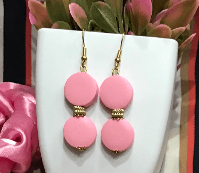 Pink Dangling Earrings - PDE66