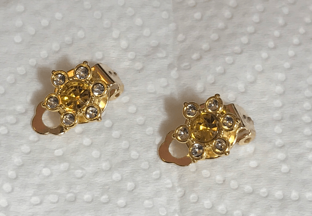 Brown Clip On Earrings- COE27