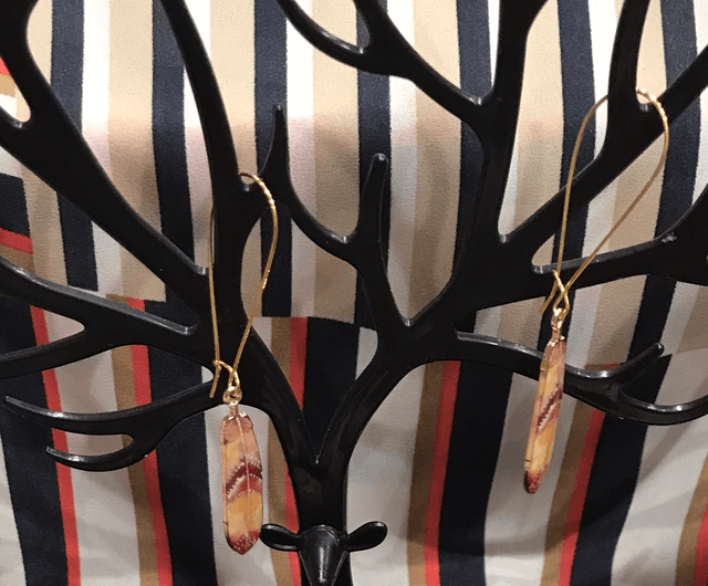 Mixed Yellow Dangling Earrings- YDE41