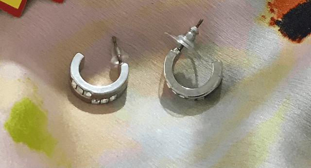 Silver Studs Earrings- STU37