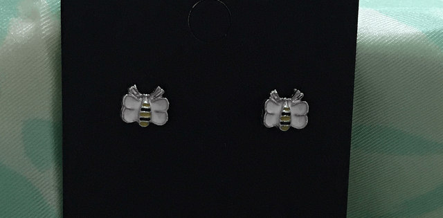 Children-Adult Studs -Clear Stone - CASECS03
