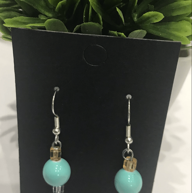 Turquoise Dangling Earrings-TDE2121