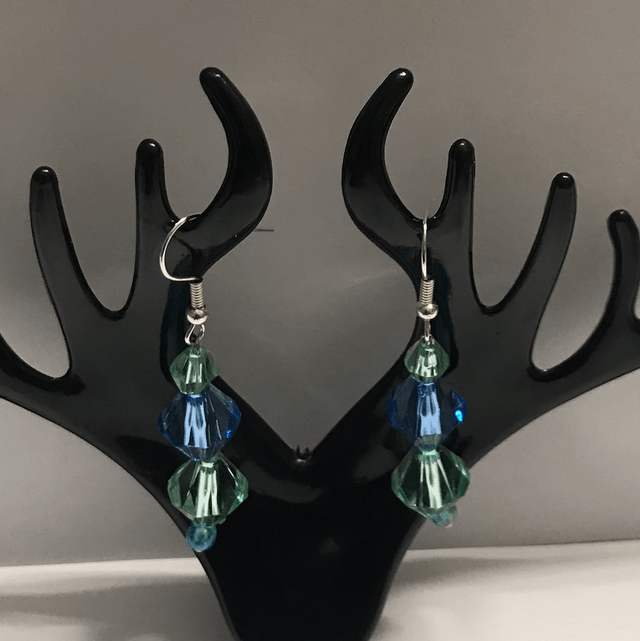 Mixed Blue Dangling Earrings -MBD5532