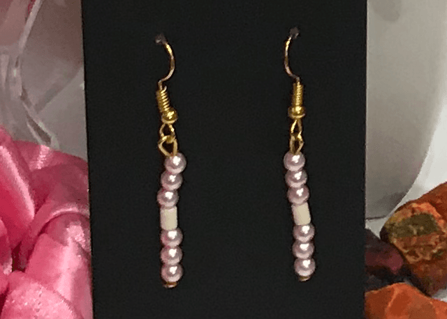Pink Dangling Earrings - PDE37