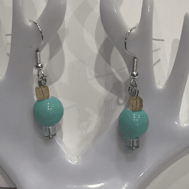 Turquoise Dangling Earrings-TDE2121