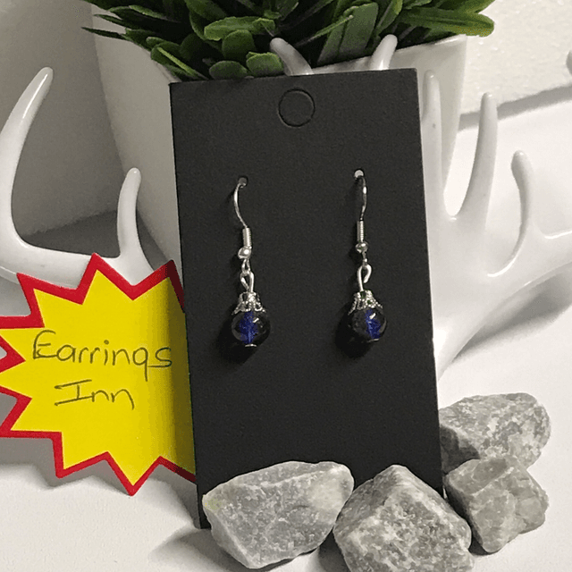 Blue Mixed Dangling Earrings- BMDE1