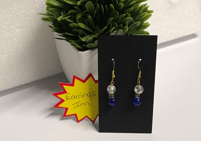 Mixed with Blue Earrings- MWB3756