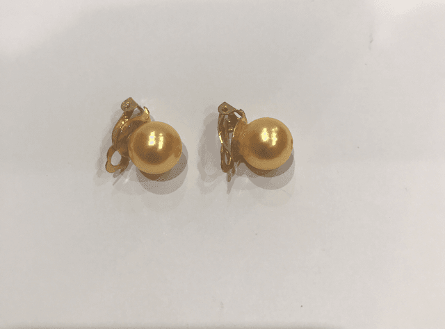 Yellow Clip On Earrings- COE9