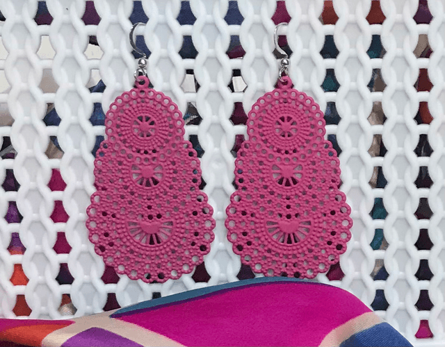 Pink Dangling Earrings - PDE68