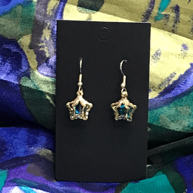 Blue Dangling Earrings - BLDE23
