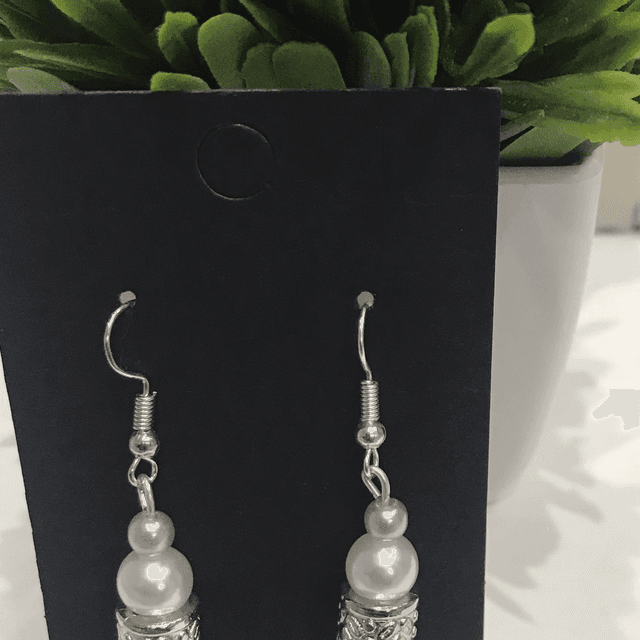 Blue/White/Silver Dangling- BWS7089