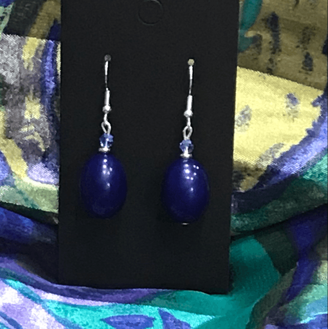 Blue Dangling Earrings - BLDE14