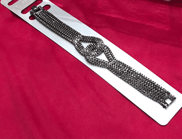 Silver Coloured Vintage Bracelet- VB31