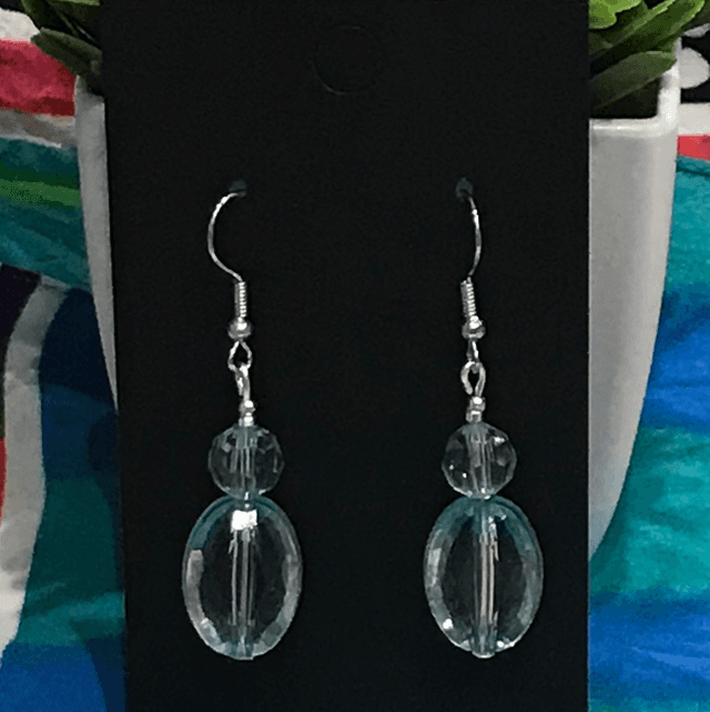 Blue Dangling Earrings- BLDE02