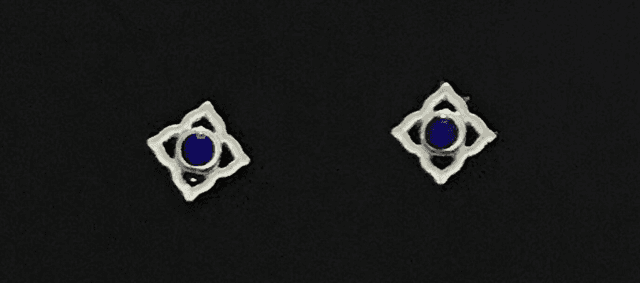 Children-Adult Studs -Blue - CASEB02