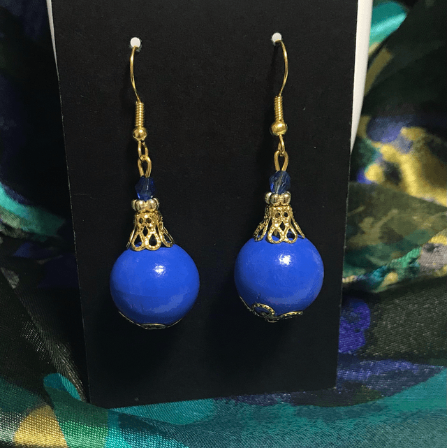 Blue Dangling Earrings - BLDE65