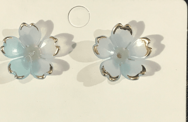 Pale Blue Studs Earrings- STU41