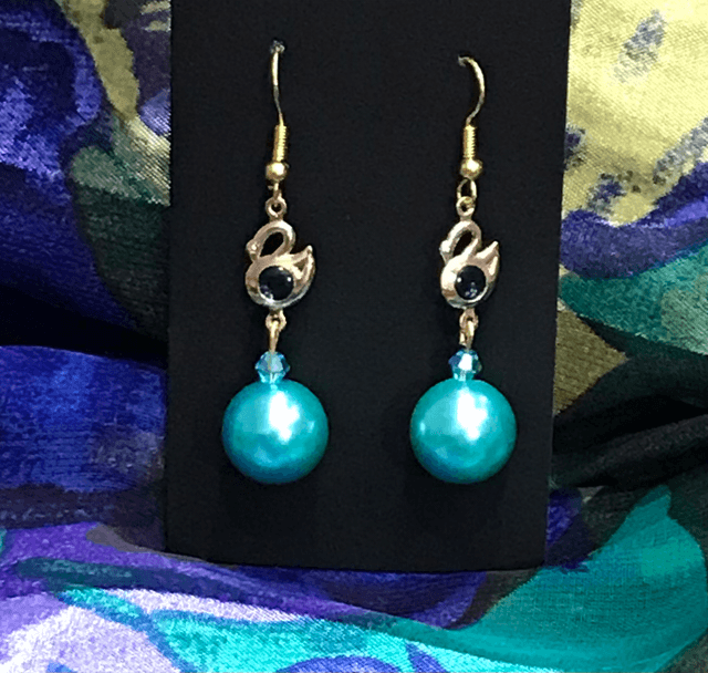 Blue Dangling Earrings - BLDE22