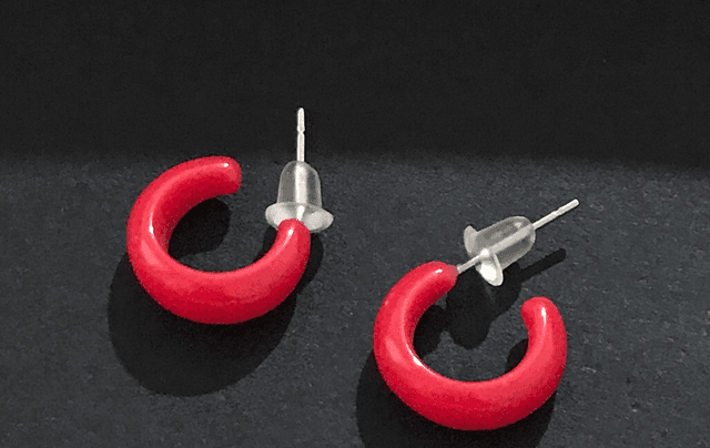 Children-Adult Studs -Red - CASER08