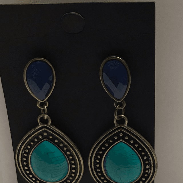 Mixed Blue Earrings- MBE5337
