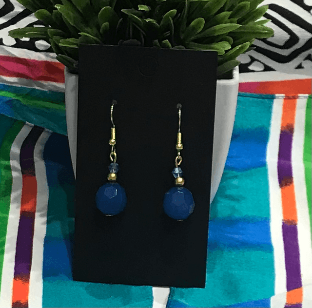 Blue Dangling Earrings - BLDE11