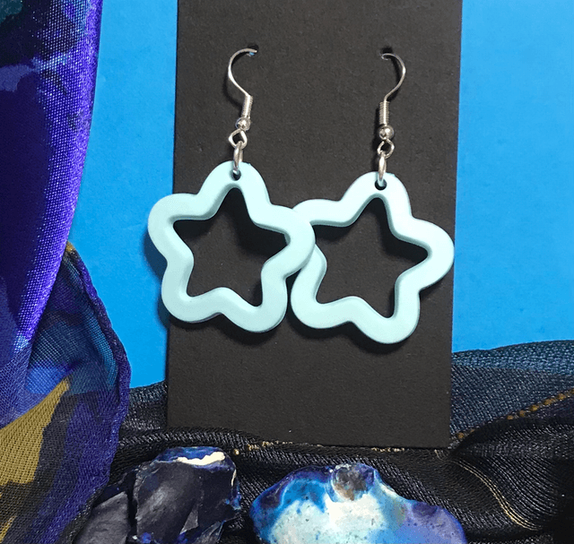 Blue Dangling Earrings - BLDE36
