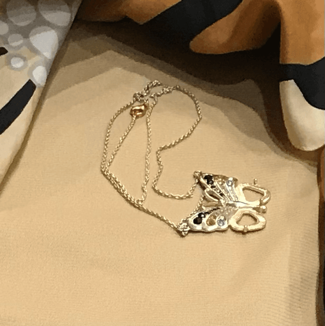 Butterfly Pendant Necklace - NEC82