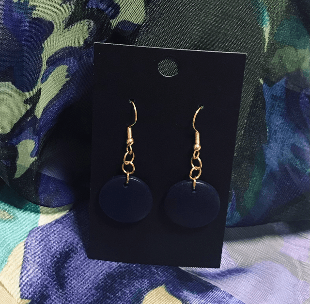 Blue Dangling Earrings - BLDE46