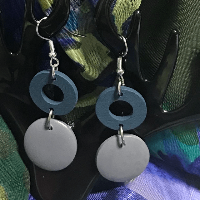 Blue Dangling Earrings - BLDE45