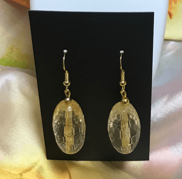 Yellow Dangling Earrings- YDE37