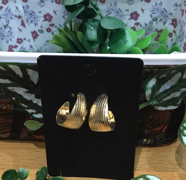 Gold Colour Stud Earrings- STU36