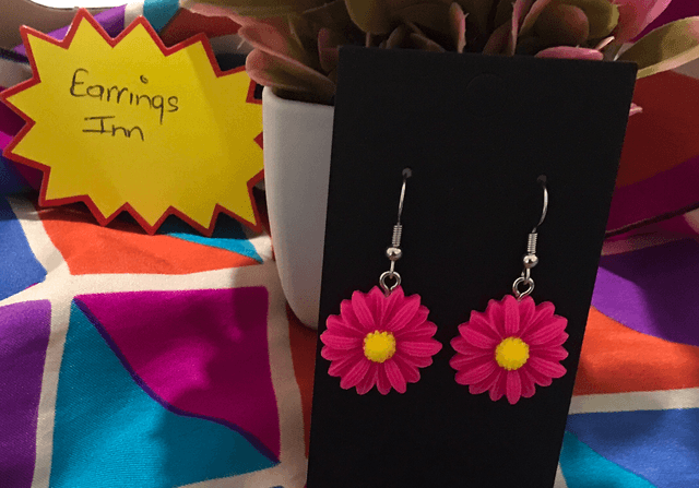 Pink Dangling Earrings - PDE70