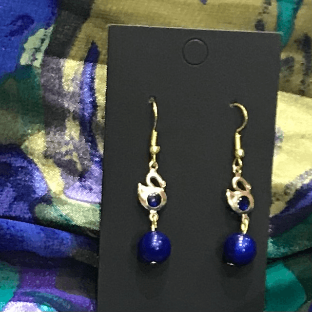 Blue Dangling Earrings - BLDE15